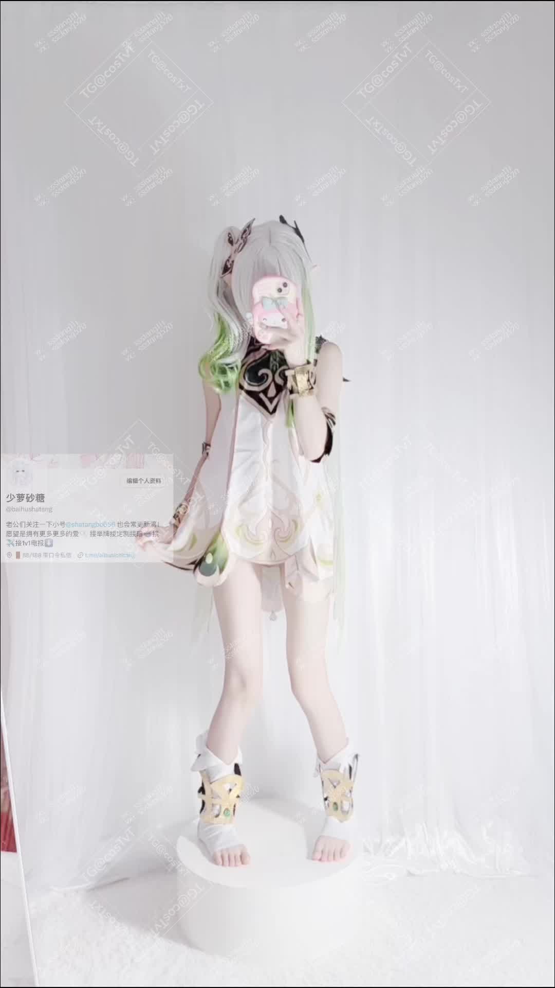 #砂糖 #萝莉 #古装 #极品极品少女萝莉，这粉粉的肉体，搭配cos换装，非常具有反差感
