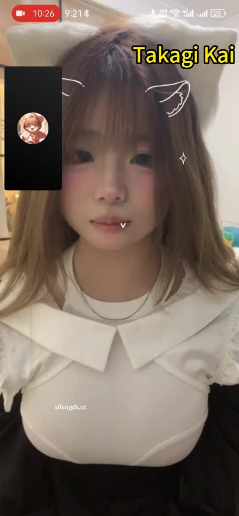 抖音非常可爱的坦克妹妹，胸很大很软糯，一对一福利
