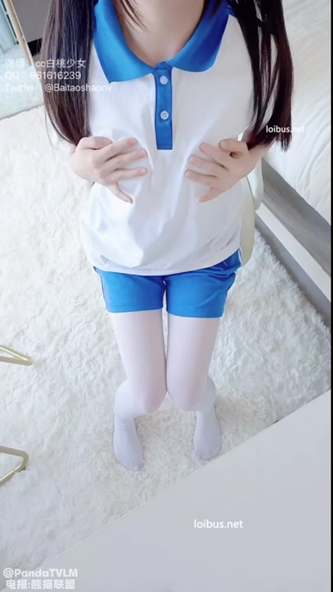 #白桃少女 校服美少女真是嫩呀 水晶阳具插着敏感小穴高潮漏尿#少女