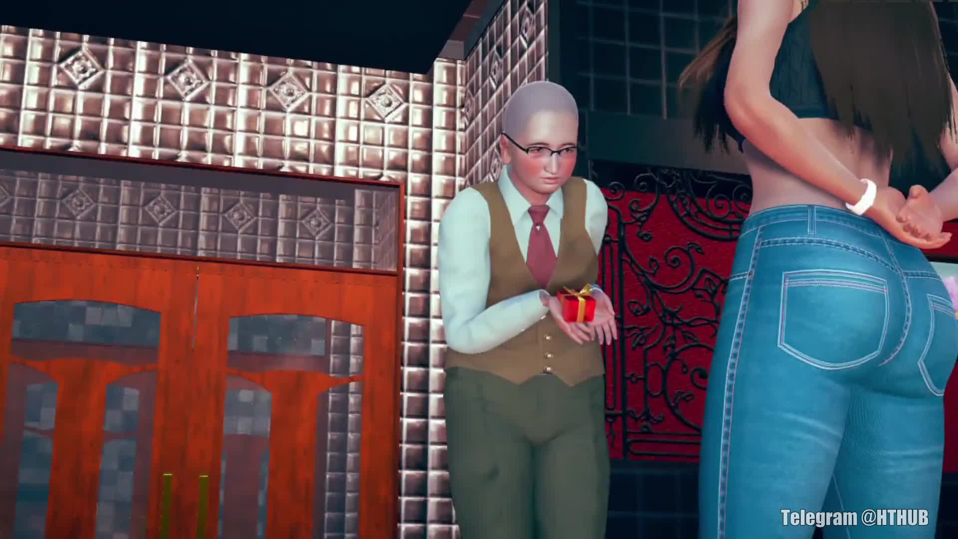 偶像少女在厕所被强奸 #3D