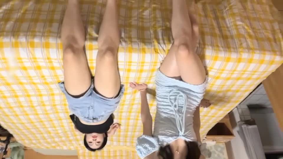 女神双飞场，五星级酒店，双姝争标签： #女神 #双飞